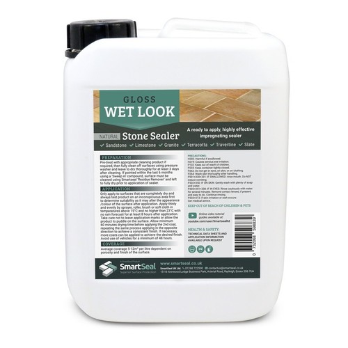 Wet look protective stone - protective,