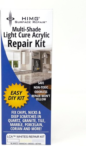 White worktop repair kit for - white,