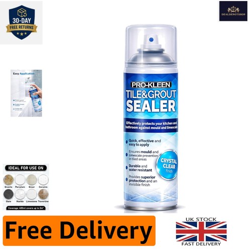 Clear 400ml tile grout - &,